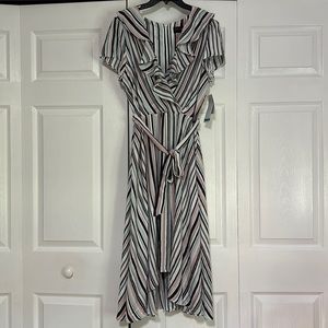Striped Ruffle Dress